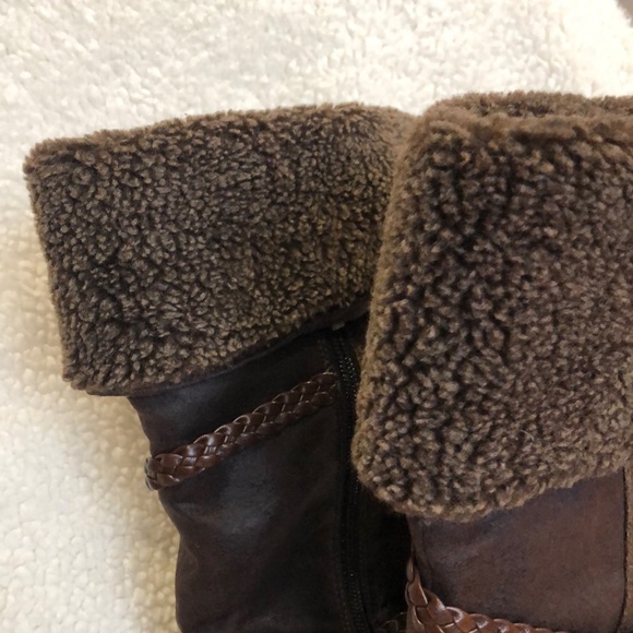 Women’s Aldo Knee-high Platform Boots Vintage - Picture 9 of 16